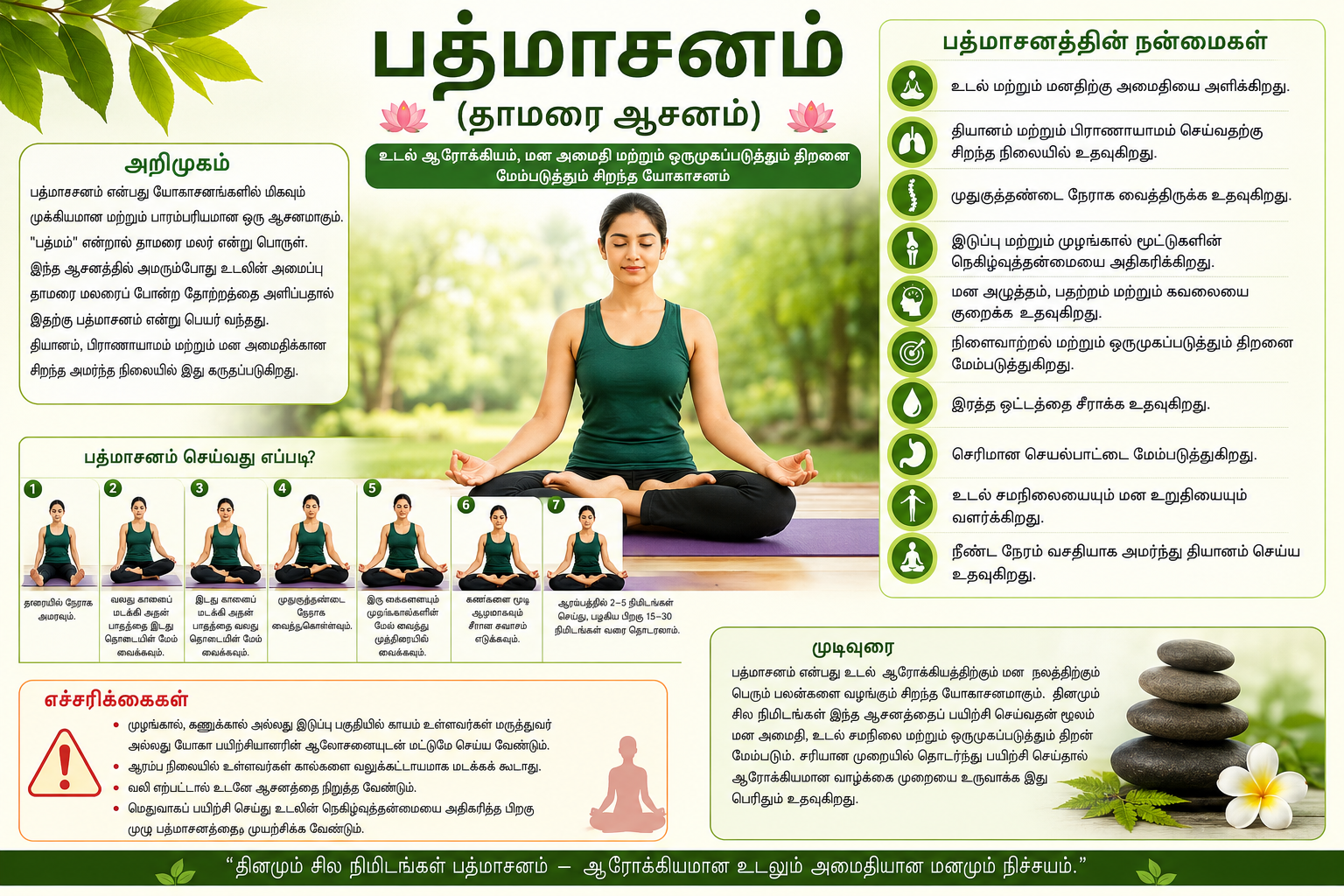 பத்மாசனம் – உடல் மற்றும் மன ஆரோக்கியத்தை மேம்படுத்தும் சிறந்த யோகாசனம்
